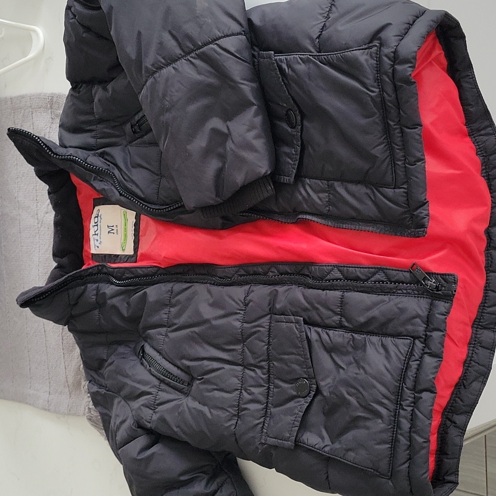 Boys black puffer jacket